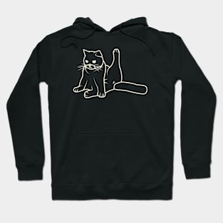 Cute Cat Lineart Hoodie